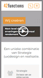 Mobile Screenshot of 42functions.nl